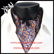 Venta al por mayor de seda impresa Ascot Tie Cravat FASHION WEARS FOR MEN